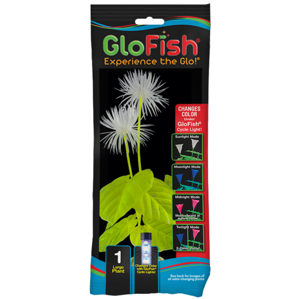 Tetra GloFish Cycle Light Plants (Large - Yellow)