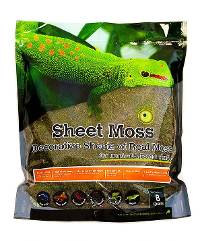 Galapagos Decorative Sheet Moss for Tropical & Forest Terrariums (8 quarts)