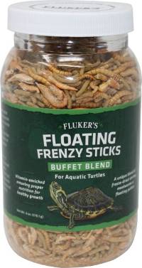 Fluker's Buffet Blend Floating Frenzy Sticks for Aquatic Turtles (11.5 oz)