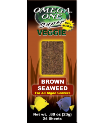 Omega One Super Veggie Brown Seaweed (24 sheets, 0.8 oz.)