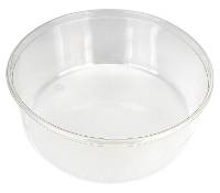 CLEAR Plastic Display & Quarantine Containers - NO LIDS (128 oz - 110 count case)