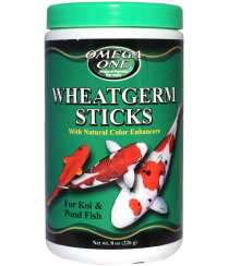 Omega One Wheat Germ Sticks for Pond Fish (8 oz.) - CLOSE TO EXPIRATION
