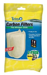 Tetra Whisper EX Carbon Filter - Medium (2 pack)