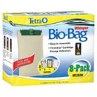 Tetra Whisper Bio-Bag Disposable Filter Cartridges - Medium (8 pack)