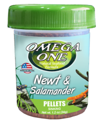 Omega One Newt & Salamander Pellets (1.2 oz)