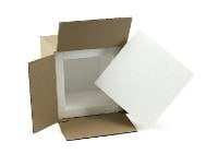8x8x8 Insulated Shipping Box with 1" Foam (12 pack)