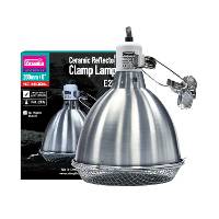 Arcadia Reflector Clamp Lamp with Ceramic Holder | Stainless Steel (8 inch)