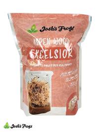 Josh's Frogs Aspen Wood Excelsior (makes 10 fruit fly cultures)
