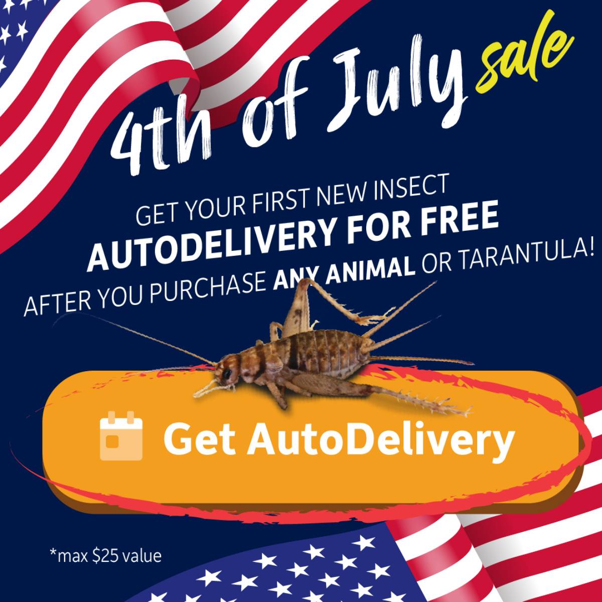 Free AutoDelivery with animal purchase.