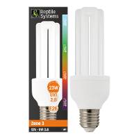 Reptile Systems Compact Pro Lamp | Ferguson Zone 3 - Desert, 12% UVB (23 Watt)