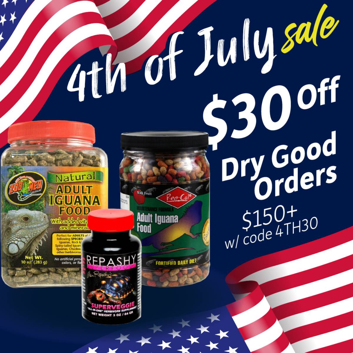 Save $30 on $150+ or more of dry goods.