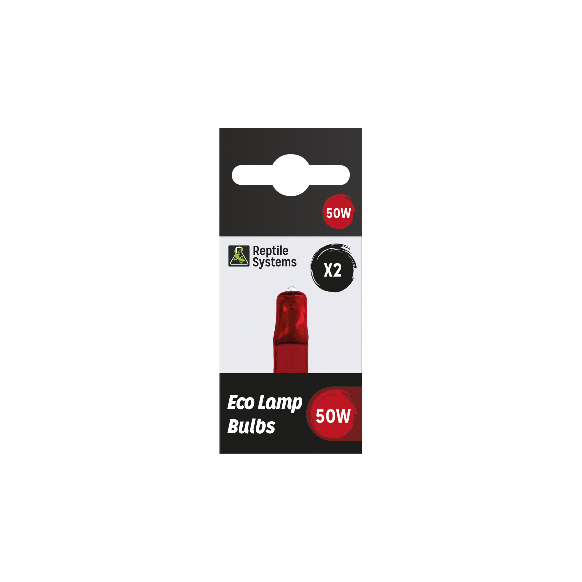 Reptile Systems Replacement Eco Halogen Red Spot Lamp | 2 pack (50 Watt)