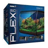 Fluval FLEX 2.0 Glass Aquarium Kit | 15 Gallon/57 L