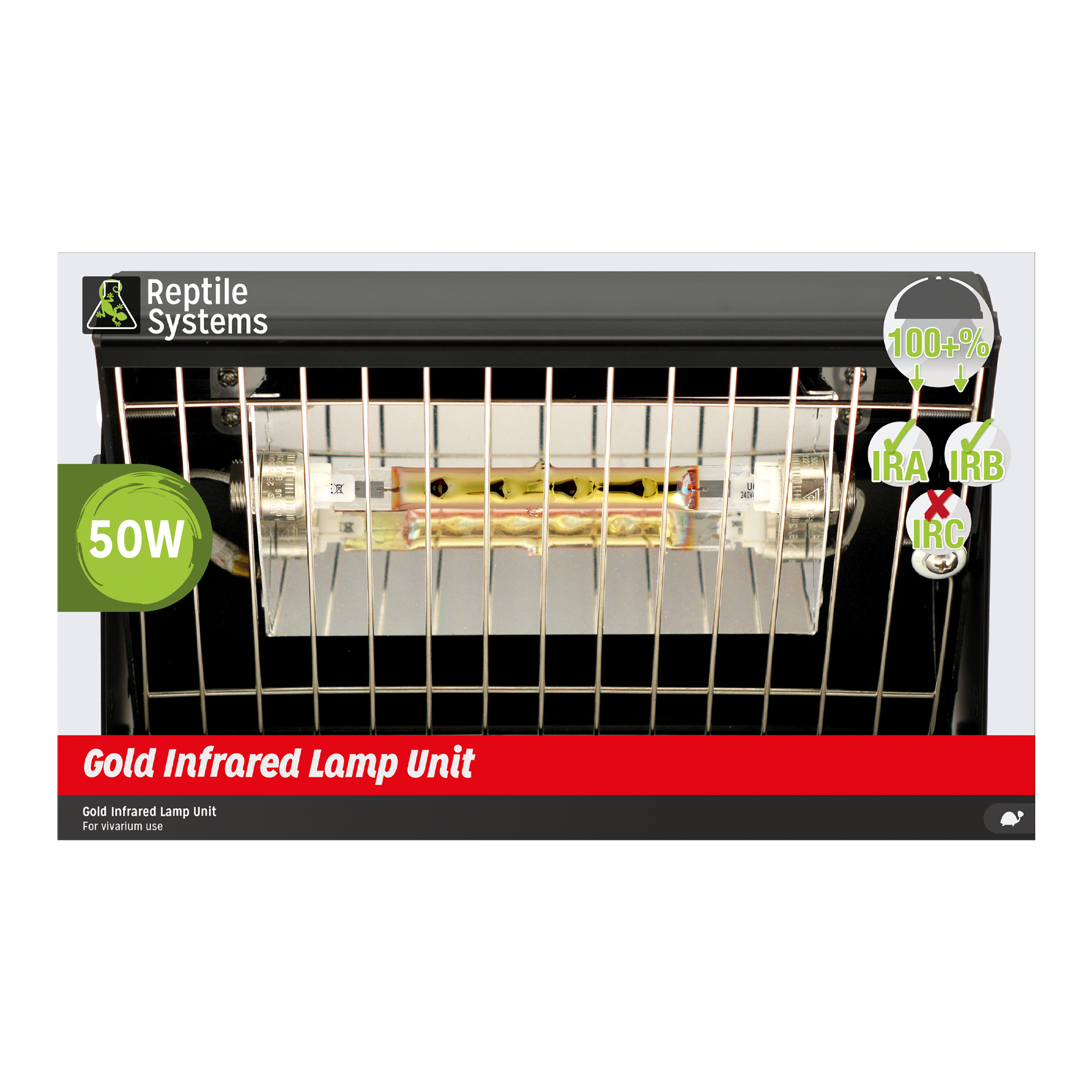 Reptile Systems Gold Infrared Lamp Unit (50 Watt)