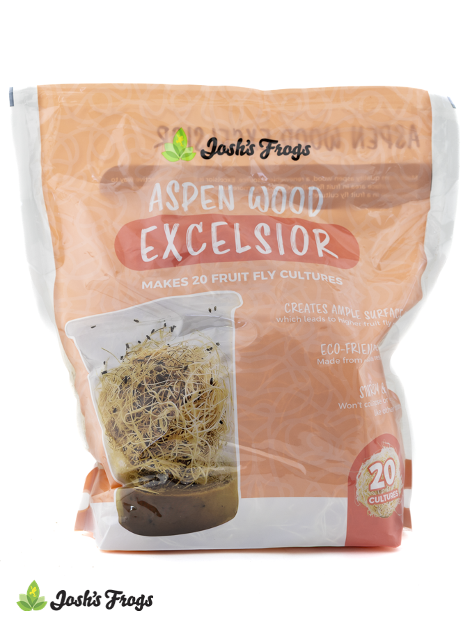 Josh's Frogs Aspen Wood Excelsior (makes 20 fruit fly cultures)