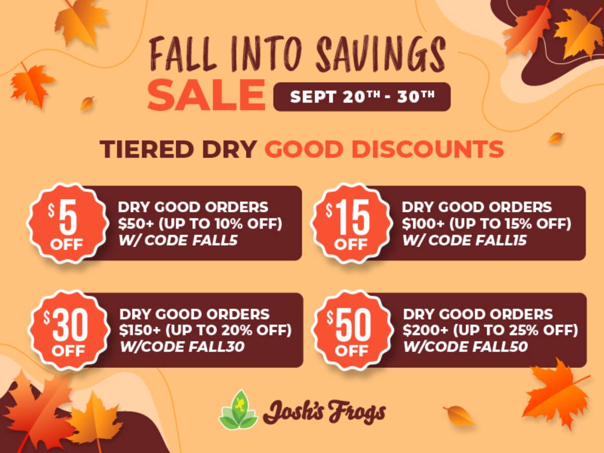 Save on dry goods.