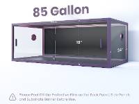Phailozoo Front-Opening Reptile Enclosure (48x24x18, 85 gallon) | Royal Purple