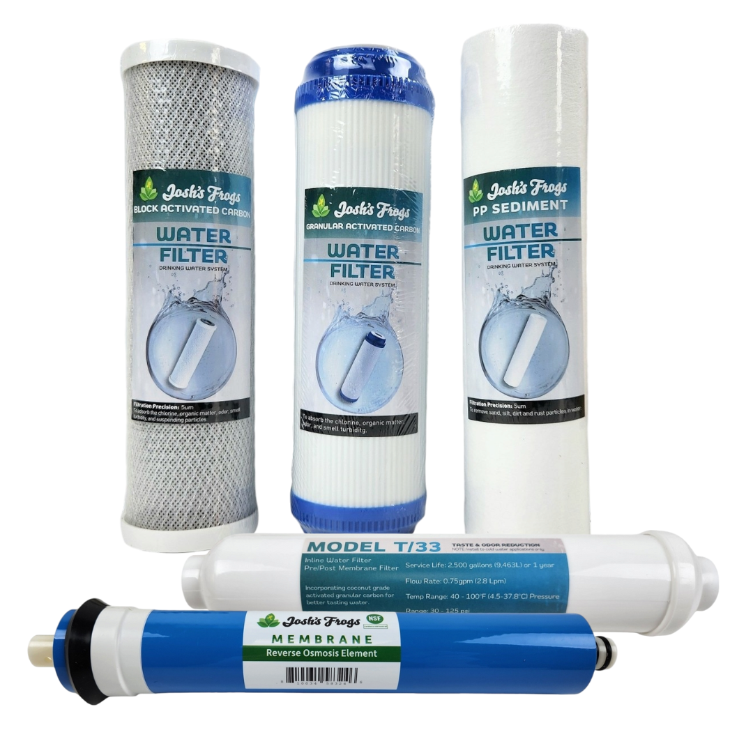 Josh's Frogs Reverse Osmosis Replacement Filter Bundle