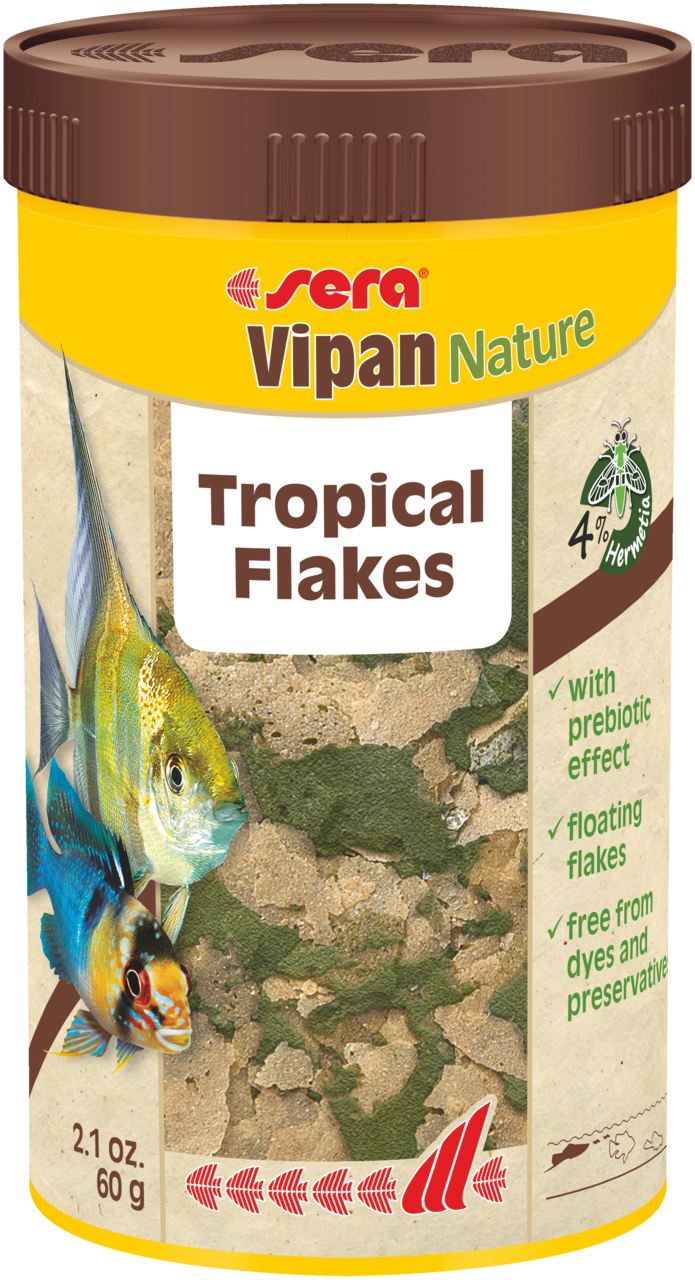 Sera Vipan Nature Tropical Flakes (2.1 oz., 250 mL)