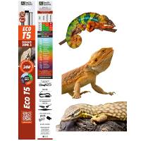 Reptile Systems Eco T5 Gen 2 Ferguson Zone 3 Fixture with Lamp (24 inch, 24 Watt)