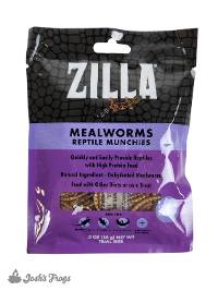 Zilla Reptile Munchies Mealworms - Trial Size (0.5 oz., 14 g)