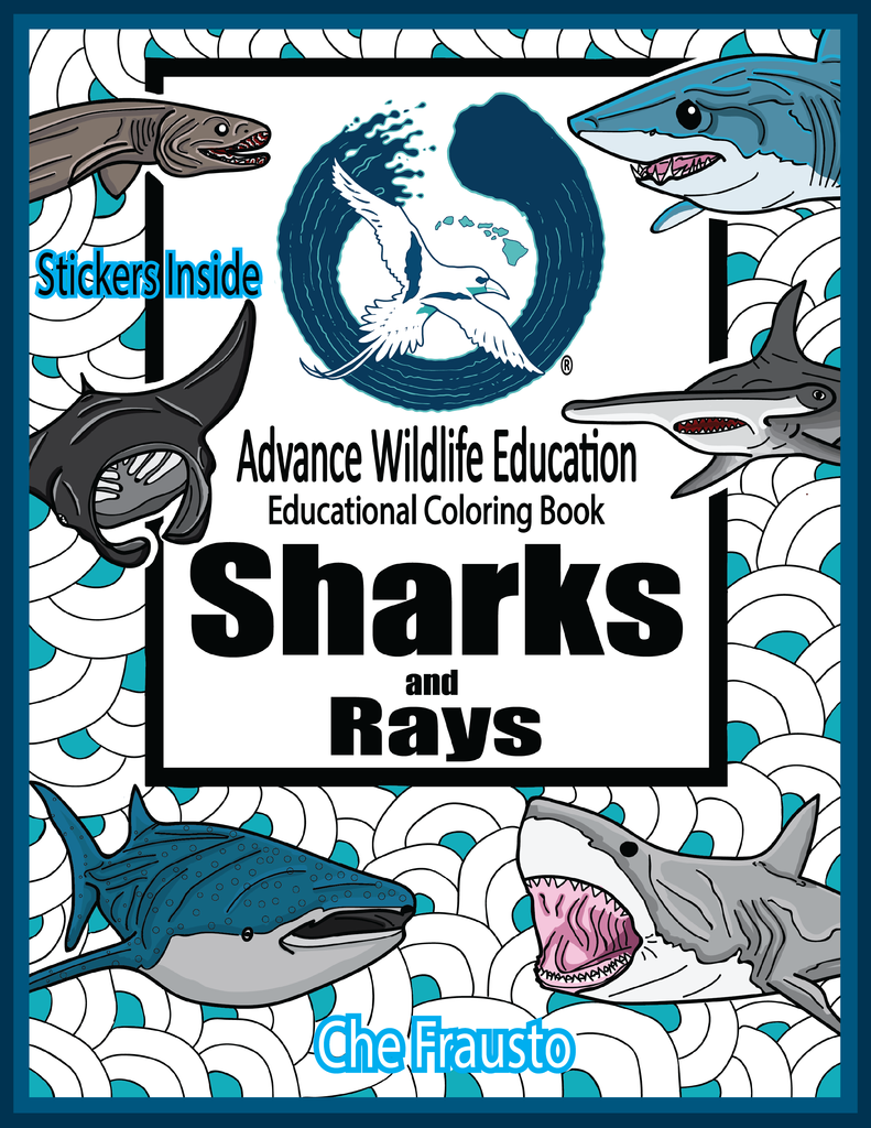 Advance Wildlife Education 'Sharks and Rays' Educational Coloring Book