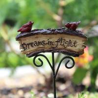 Dreams in Flight Sign by Wholesale Fairy Gardens