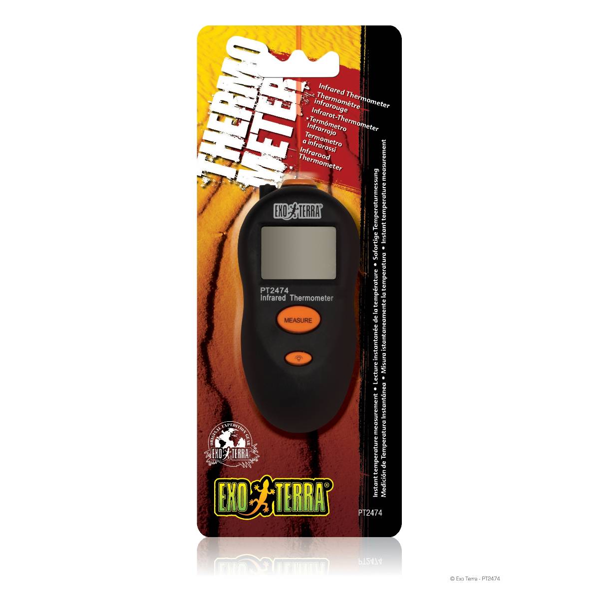  Zoo Med Repti Temp Digital Infrared Thermometer : Pet  Thermometers : Pet Supplies