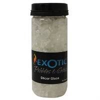 Exotic Pebbles Ice Clear Glass (1.5 lb. jar)