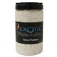 Exotic Pebbles White Bean Pebbles (5lb Jar)