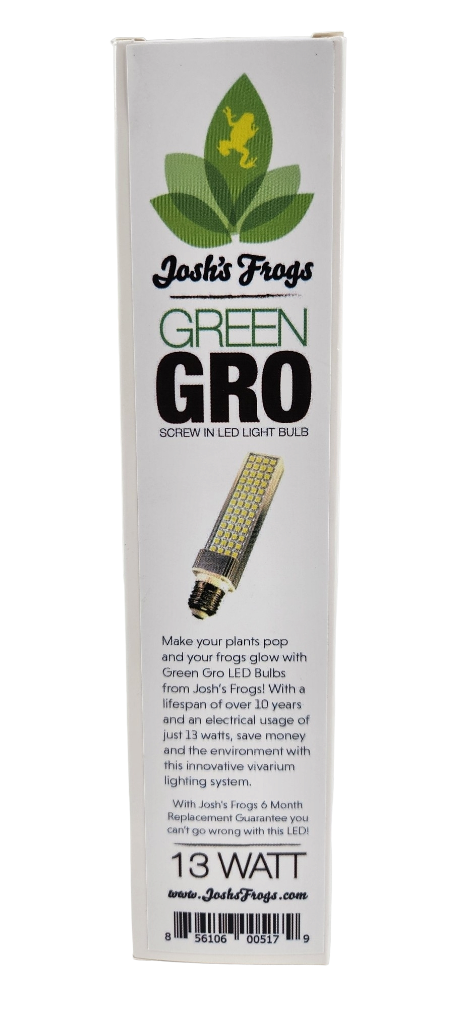 Josh's Frogs Green Gro LED Bulb (13 Watt) JF00517
