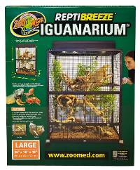 Zoo Med ReptiBreeze IguanArium Screen Cage (Large 36x18x48)