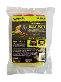 Komodo Fruit Flavored Jelly Pots - Strawberry & Banana (37g, 12 pack)