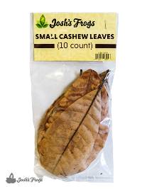 Josh's Frogs Small Cashew Leaf Litter (10 leaves)