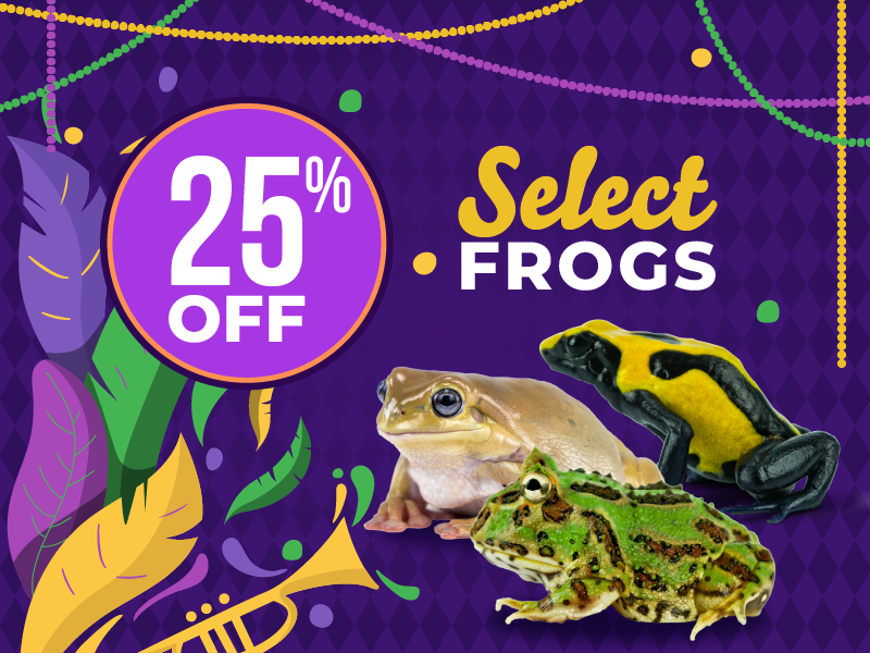 25% Off Select Frogs