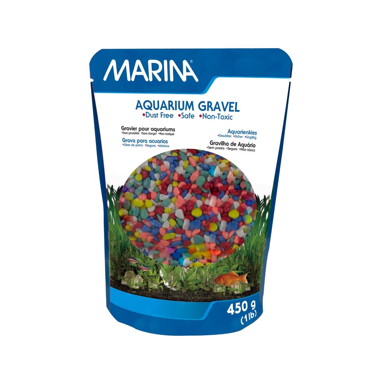 Marina Rainbow Decorative Aquarium Gravel - 1 lb