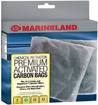 Marineland Chemical Filtration Premium Activated Carbon Bags - 2 pack