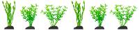 Penn-Plax Aqua-Plant GREEN Betta Plants 4" - Includes 6 Pieces