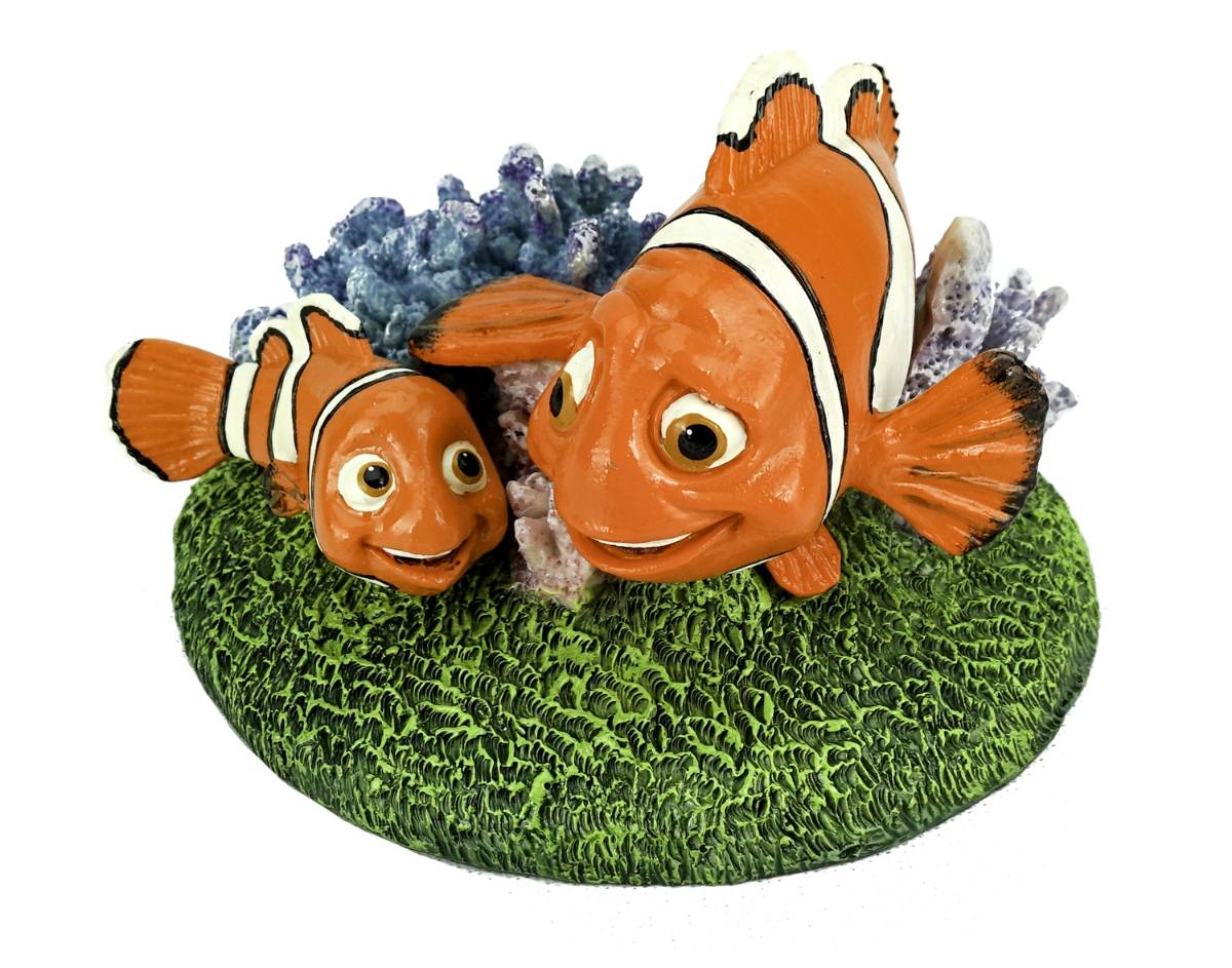 Penn-Plax Disney Finding Dory Aquarium Ornament - Nemo & Marlin (6