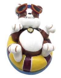 Penn-Plax Paw Patrol Ornament - Rubble on Float (Mini)