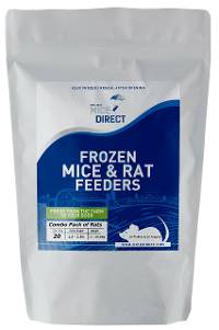 MiceDirect Frozen Rat Combo Pack - Pinkies & Fuzzies