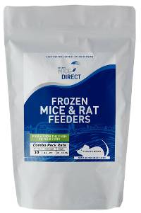 MiceDirect Frozen Rat Combo Pack - Smalls & Mediums