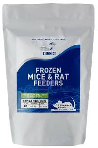 MiceDirect Frozen Rat Combo Pack - Weanlings & Smalls