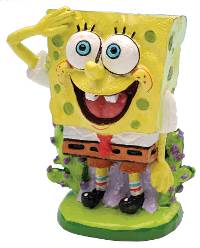 Penn-Plax Nickelodeon Spongebob Squarepants Mini Aquarium Ornament - Spongebob (2" Tall)