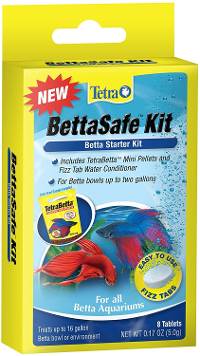 Tetra BettaSafe Kit Fizz Tabs - 8 tablets (treats up to 16 gallons)