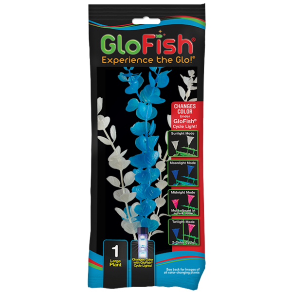 Tetra GloFish Cycle Light Plants (Large - Blue)