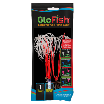 Tetra GloFish Cycle Light Plant (Medium - Orange)