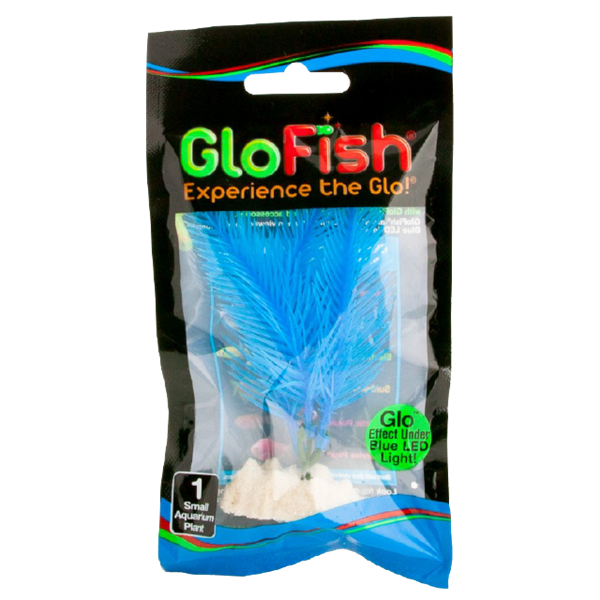 Tetra GloFish Aquarium Plant (Small - Blue)