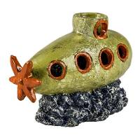 Tetra GloFish Submarine Aquarium Ornament (Small)