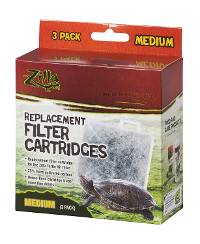 Zilla Replacement Filter Cartridge, Medium (3 Pack)